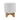 Diamond Planter With Stand 8" - White