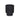 Ceramic Face Vase With Base 6" - Black
