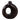 7 x 7" Cut-Out Wood Vase - Dark Brown