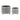 Ceramic 6/8" Footed Scratched Planters (Set of 2) - Silver