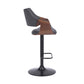 Aspen - Adjustable Bar Stool Black Base