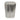 Minot Short Drum Table - Silver