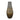 Gold Ombre Metal Hourglass Vase 18" - White / Gold
