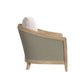 Cambria - Club Chair - Gray / White