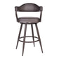 Justin - Swivel Vintage Bar Stool With Metal Legs