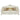 Adara - Sofa With 7 Pillows - Pearl White Synthetic Leather & Antique White