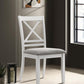 Hollis - Cross Back Wood Dining Side Chair (Set of 2) - White