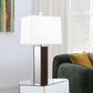 Elena - Square Tapered Mirrored Lamp