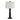 27" Carved Totem Table Lamp - Black