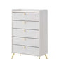 Zeena - Chest - White Finish