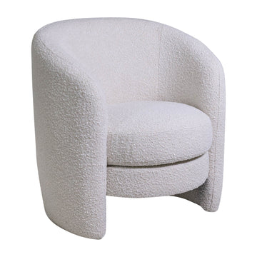 Barrel Arm Chair - Ivory