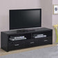 Alton - 3-drawer Black Oak TV Console