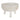 Wood Bowl With Legs 11" - White