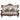 Ragnar - Loveseat With 5 Pillows - Light Brown Linen & Cherry