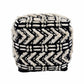 Mariel - Cotton Pouf - Black