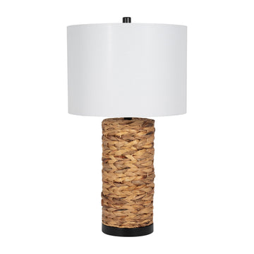 Seagrass 26" Pillar Table Lamp - Natural