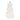Ceramic 12" Stacked Circles Vase - White
