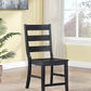 Newport - Ladder Back Wood Dining Side Chair (Set of 2) - Black