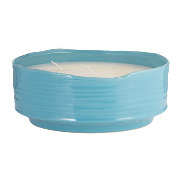 Citronella Candle / Planter 10" Sky 67Oz