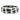 15" Fleming Glass Bowl - Black / White