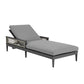 Zella - Outdoor Patio Chaise Lounge Chair - Gray / Earl Gray