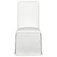 Shawna - Upholstered Skirted Dining Chair (Set of 2) - White