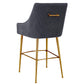 Beatrix - Pleated Velvet Stool