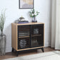 Gamaliel - Console Table - Oak & Espresso Finish