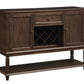 Parkins - 2 Door Sideboard Buffet Cabinet - Rustic Espresso