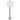 35" Padua Crystal Base Table Lamp - Black