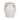 9" Terracotta Vase With Handles - White Crackle