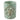 4" Flower Applique Pencil Cup - Green