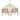 Buchanan - Fabric Fringed Angled Pendant Light - Natural