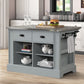 Urrur - Kitchen Island - Gray Finish