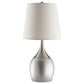 Tenya - Empire Shade Urn Table Lamp (Set of 2) - Silver
