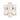 Marble Geometric Orb - White
