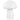 Kanaby - Mushroom Shaped Glass Bedside Table Lamp - White
