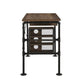 Endang - Writing Desk - Weathered Oak & Black Finish