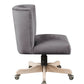 Cliasca - Office Chair - Gray Velvet