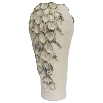 Decorah Large Ceramic Vase 19" - Beige