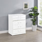 Danbury - 3-Drawer Makeup Vanity & Stool Set