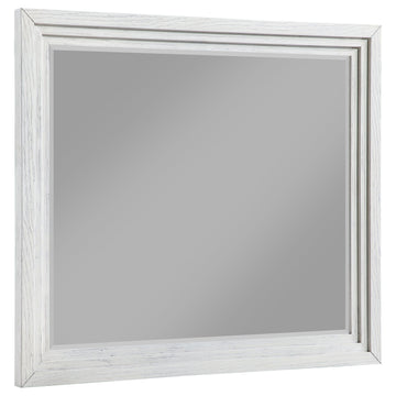 Marielle - Dresser Mirror - Distressed White