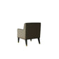 House - Beatrice Accent Chair - Tan PU & Charcoal Finish