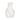 11" Curvy Ribbed Sculpture - White