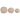 4" / 5" / 6" Madison Ceramic Deco Balls (Set of 3) - Pink