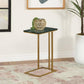 Vicente - Marble Top C-Shaped Sofa Side Table