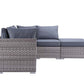 Laurance - Patio Set - Gray Fabric & Gray Finish