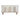 Wood 60" Wave 3-Door Sideboard - Natural/White