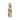 Glass 18" Aluminum Wrapped Vase - White / Gold