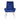 Cambrie - Side Chair (Set of 2) - Blue Velvet & Mirrored Silver